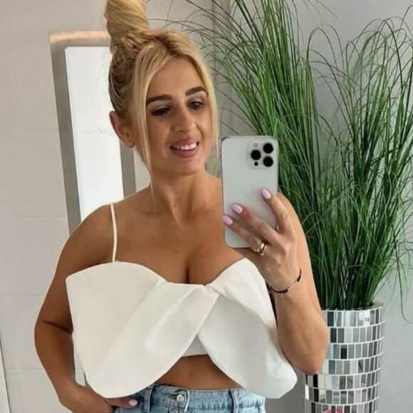 89 Tops - ZARA NEW WOMAN SS24 WHITE ZW COLLECTION POPLIN TOP WITH BOW REF: 2899/371 sm